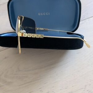 Gucci Aviator Gold Sunglasses